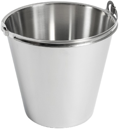 kbelík bez podstavy 7 l leštěný