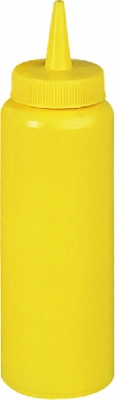 Plastová nádoba na omáčku - žlutá 0,7l