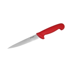 Filetovací nůž 16cm červený
