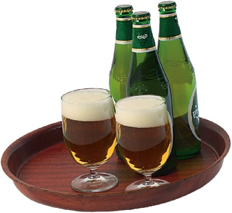 Podnos na pivo protiskluzový d 36cm