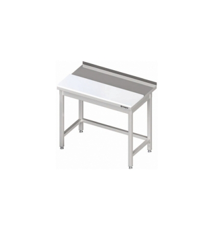 Pracovní stůl s polyetylénovou deskou 1800x600x850 mm  (svařovaný)